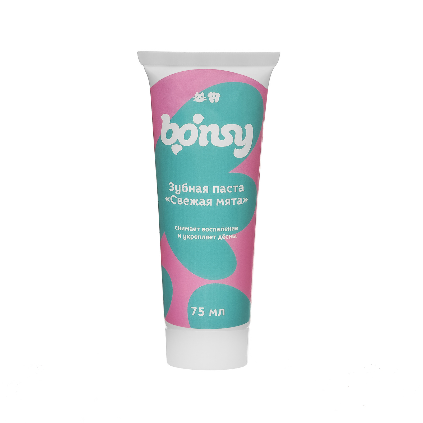 Bonsy Bonsy зубная паста с мятой для кошек и собак (75 г) bonsy bonsy гель для рук с антибактериальным эффектом 150 г