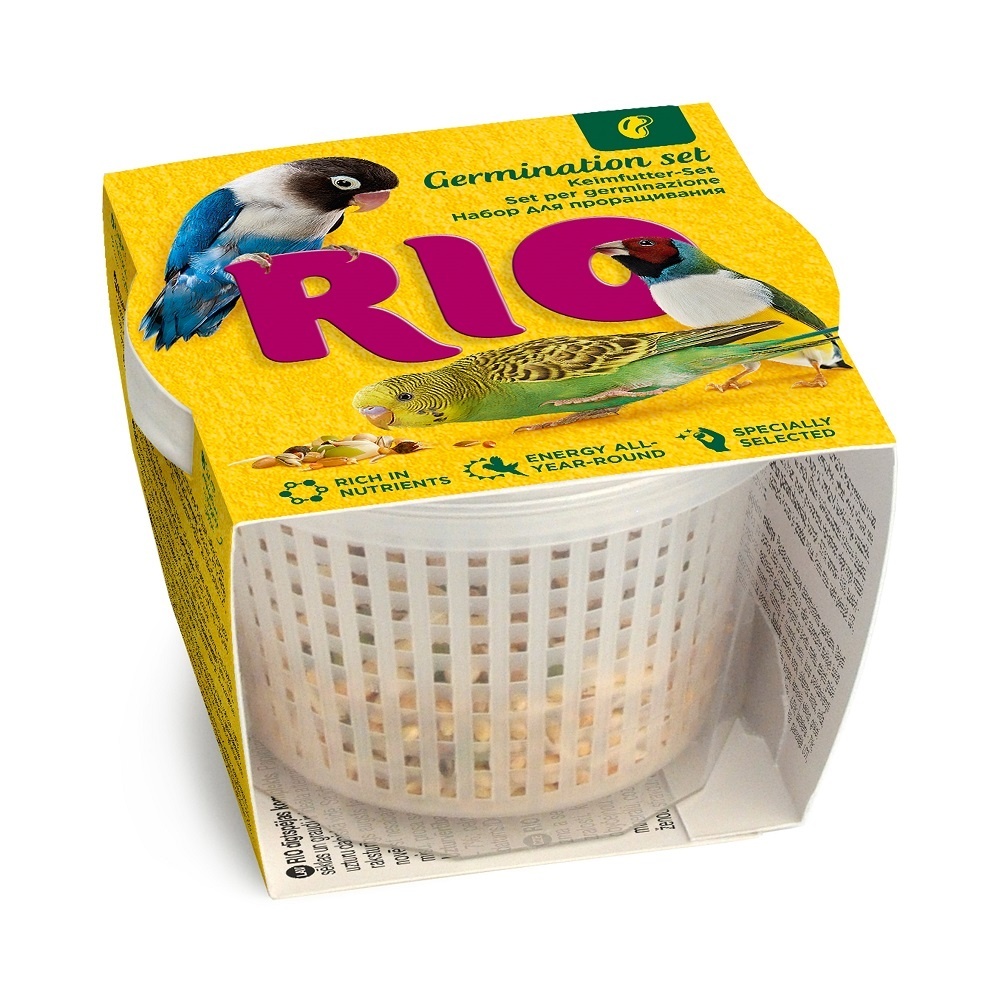 Рио Рио набор для проращивания, для всех видов птиц (25 г) рио рио палочки для всех видов птиц с яйцом и ракушечником 2х40 г 80 г