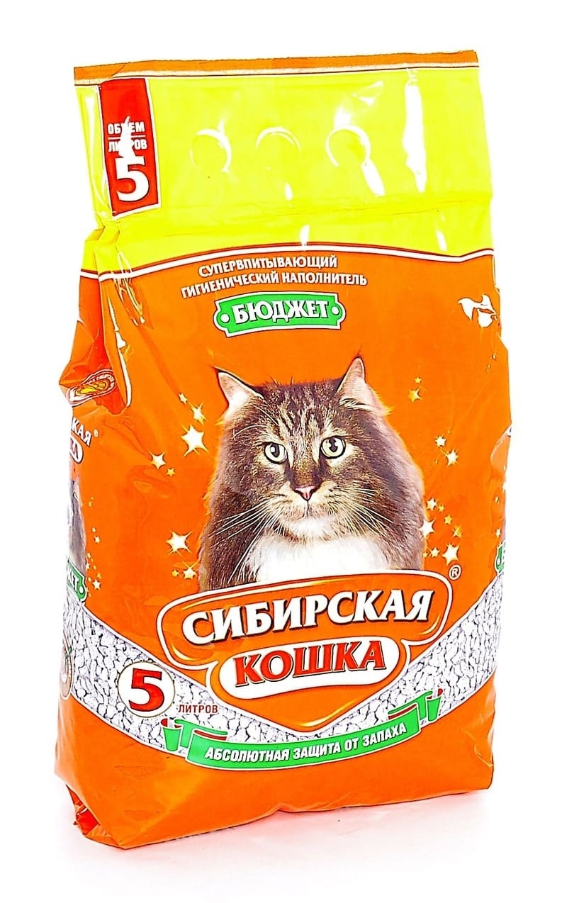 Сибирская кошка Сибирская кошка впитывающий наполнитель Бюджет (8,5 кг)