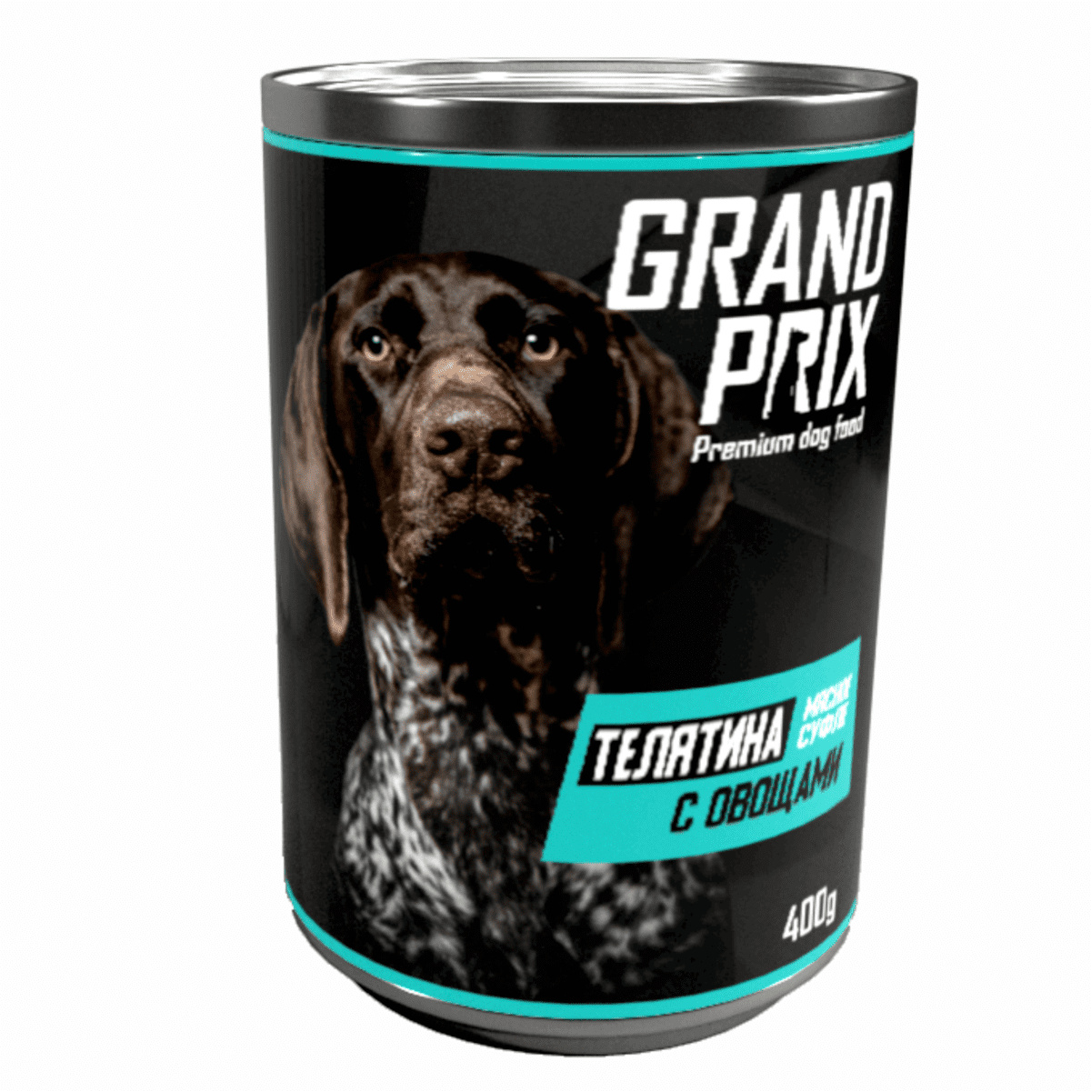 Grand Prix консервы для собак, суфле с телятиной и овощами (400 г)