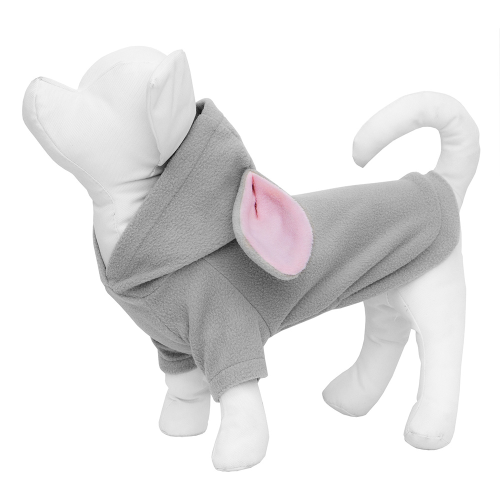 Tappi одежда Tappi одежда толстовка для кошек и собак Кролик Банни, серый (M) дизайнерская брошь кролик заяц символ года 2023