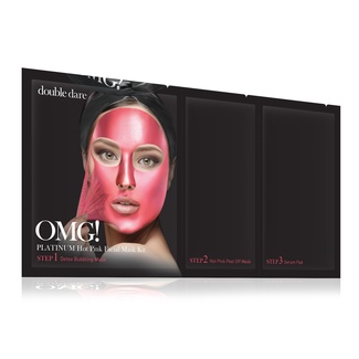 Трехкомпонентный комплекс масок «СИЯНИЕ И РОВНЫЙ ТОН» (Platinum HOT PINK Facial Mask Kit) Трехкомпонентный комплекс масок «СИЯНИЕ И РОВНЫЙ ТОН» (Platinum HOT PINK Facial Mask Kit) 206335 Double Dare OMG!