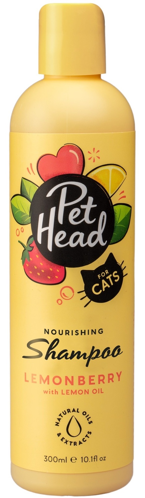 Pet Head шампунь для кошек "Замуррчательный день" клубничный лимонад (305 г) 
