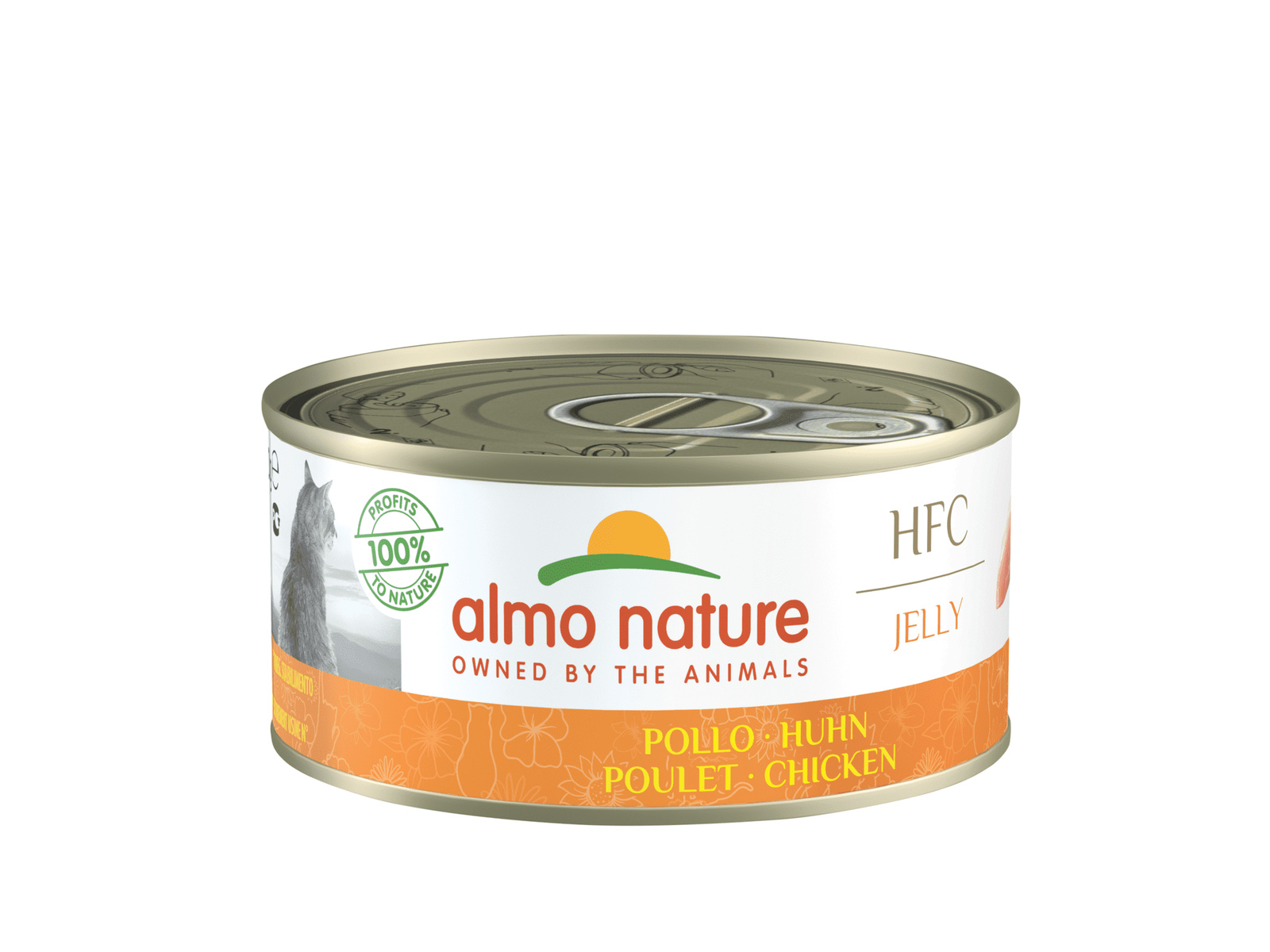 цена Almo Nature консервы Almo Nature консервы для кошек, курица в желе, 55% мяса (150 г)