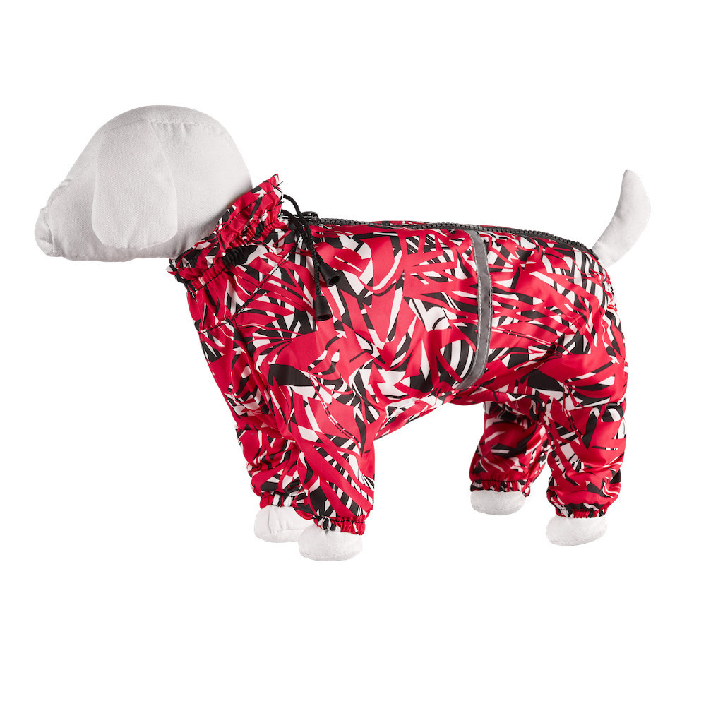 Yami-Yami одежда Yami-Yami одежда дождевик для собак малых пород, с рисунком пальмы (на девочку) (XL)