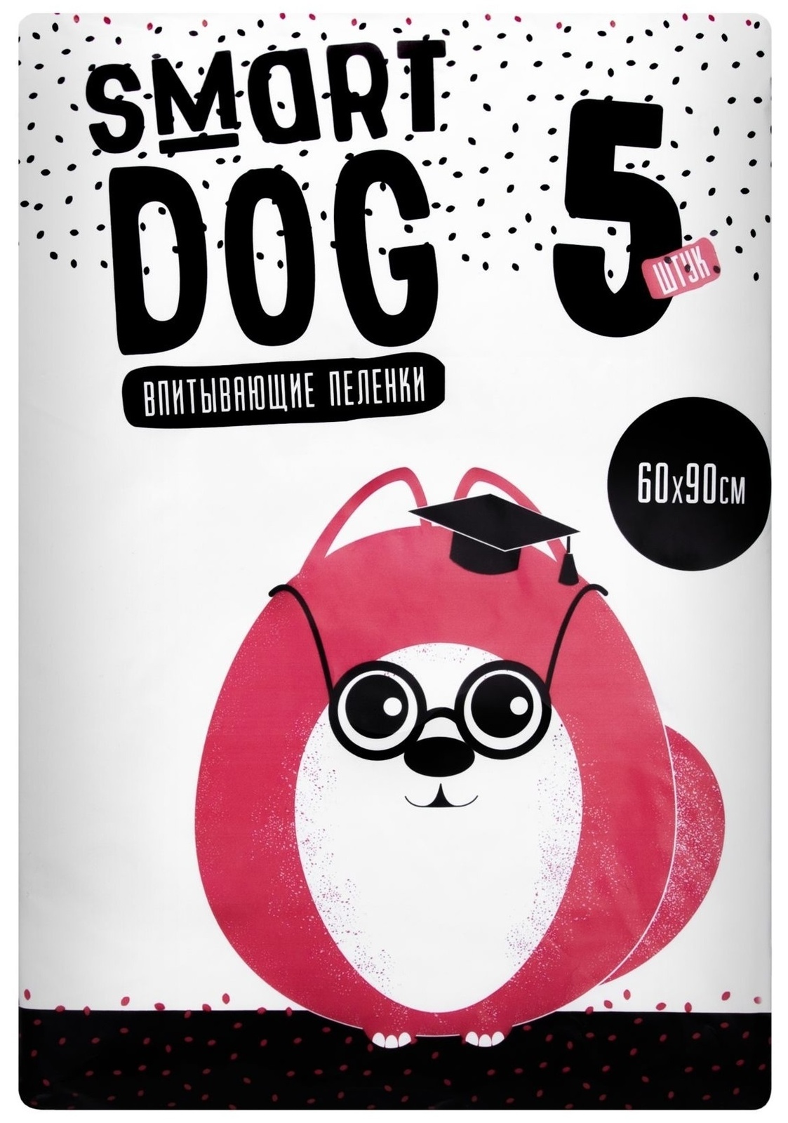 Smart Dog пелёнки впитывающие пеленки для собак 60х90 (30 шт) 