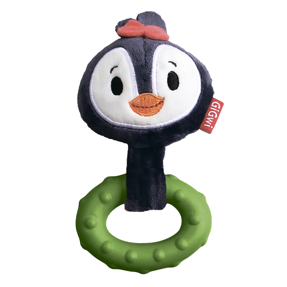 цена GiGwi GiGwi игрушка Пингвин с пищалкой, текстиль/резина (68 г)