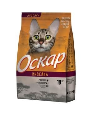 Корм ОСКАР для кошек Индейка (10 кг)