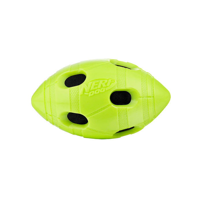 Nerf Nerf хрустящий мяч для регби, 15 см (15 см) nerf dog light up мяч для регби светящийся с плетеным пищащим шлейфом длина 48 см
