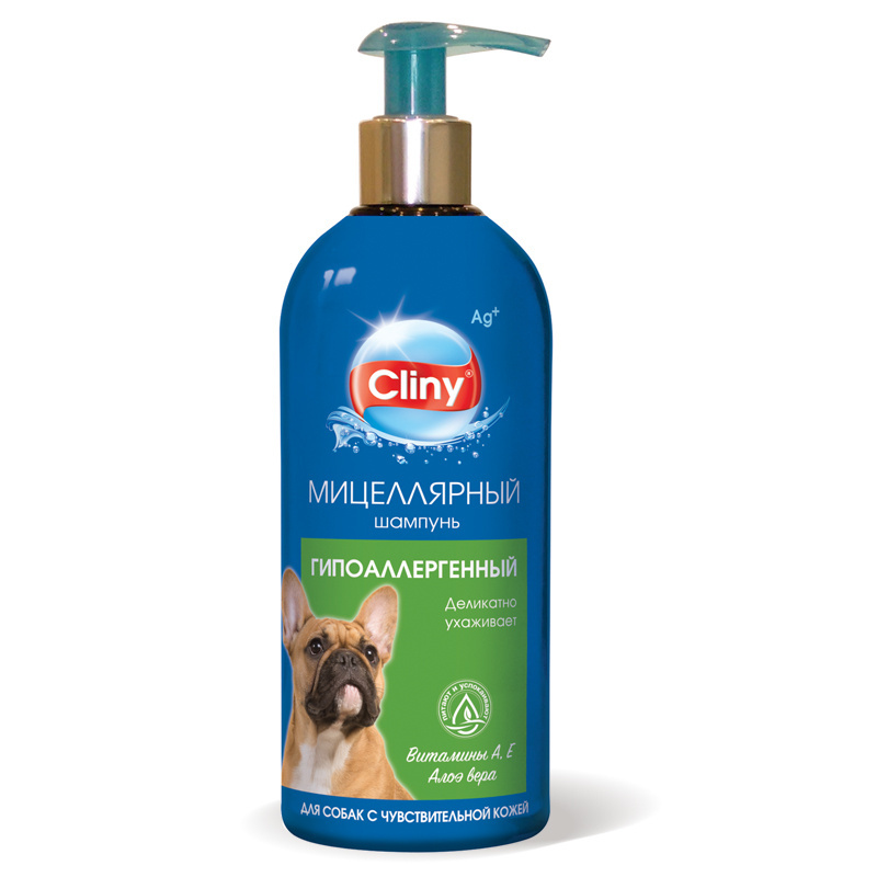 цена Cliny Cliny шампунь для собак Гипоаллергенный (300 мл)