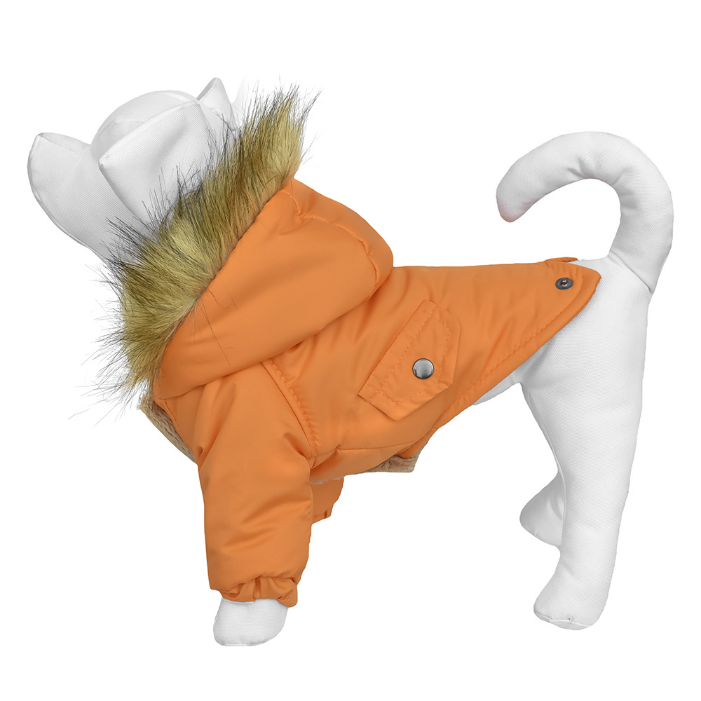 Tappi одежда Tappi одежда зимняя парка для собак Флам, оранжевая (M)