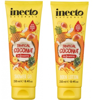 Набор №3 Гель для душа + Лосьон для тела Inecto Infusions Tropical Coconut Набор №3 Гель для душа + Лосьон для тела Inecto Infusions Tropical Coconut 64285 Inecto