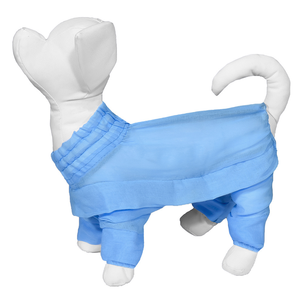 Yami-Yami одежда Yami-Yami одежда комбинезон от клещей для китайской хохлатой собаки, голубой (L) yami yami одежда yami yami одежда комбинезон от клещей для йоркширского терьера голубой m