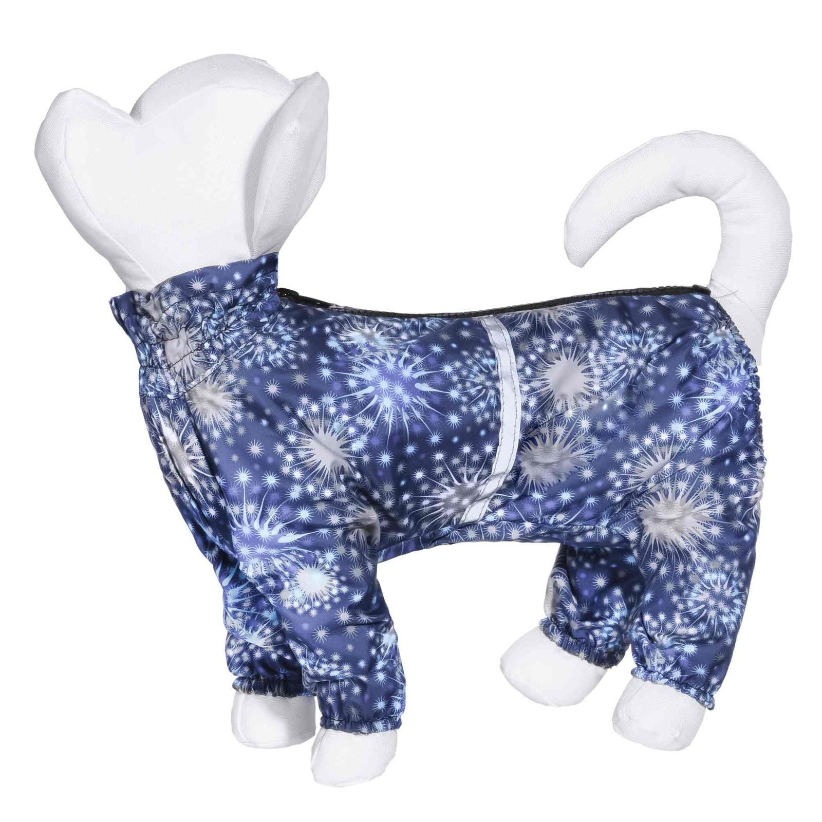 Yami-Yami одежда Yami-Yami одежда дождевик для собак с рисунком Огни синий для малых пород (№4) yami yami одежда yami yami одежда дождевик для собак с рисунком огни синий джек рассел терьер 4