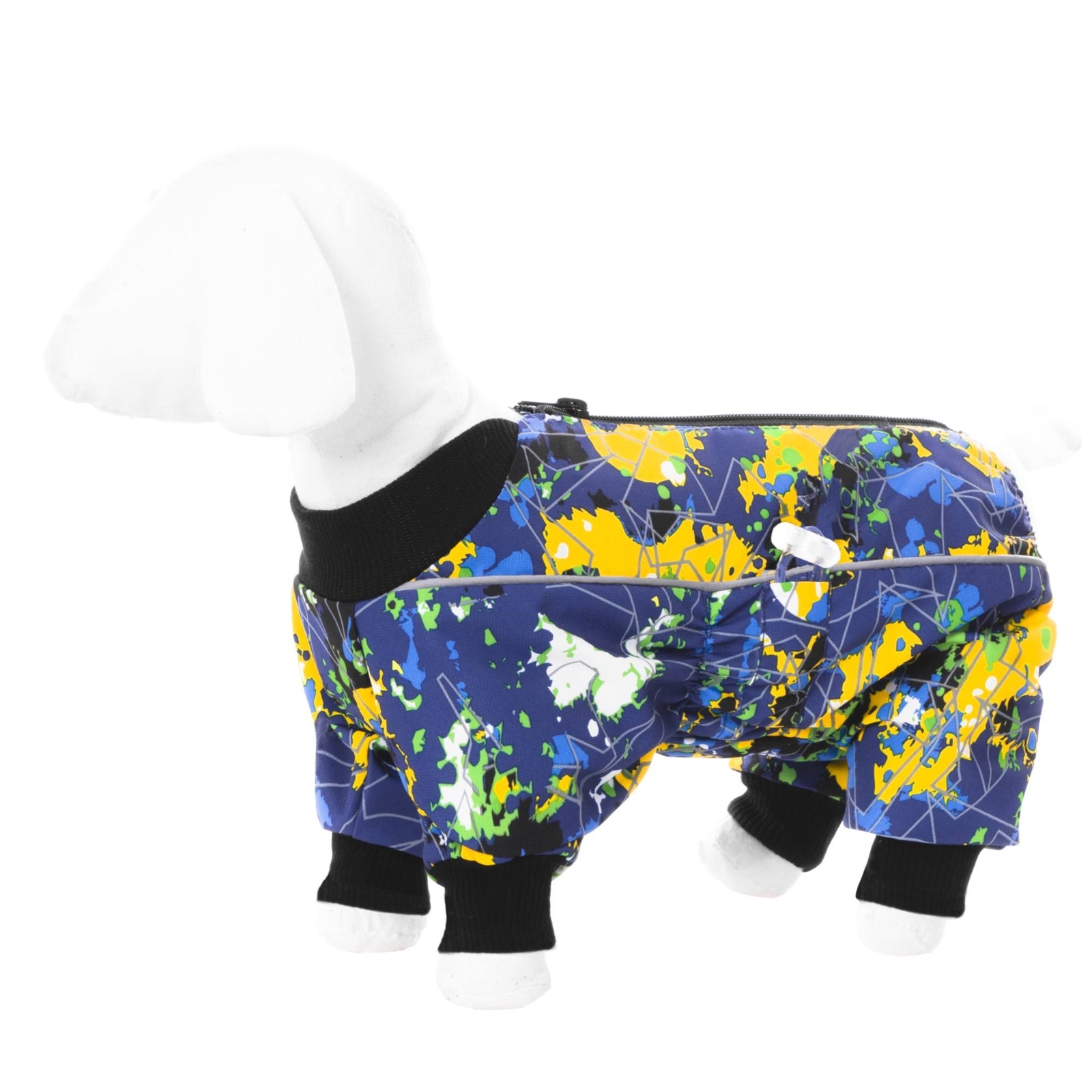 Yami-Yami одежда Yami-Yami одежда комбинезон для собак малых пород, на флисе с рисунком краски (XL) yami yami одежда yami yami одежда комбинезон для собак малых пород фиолетовый на флисе м 2