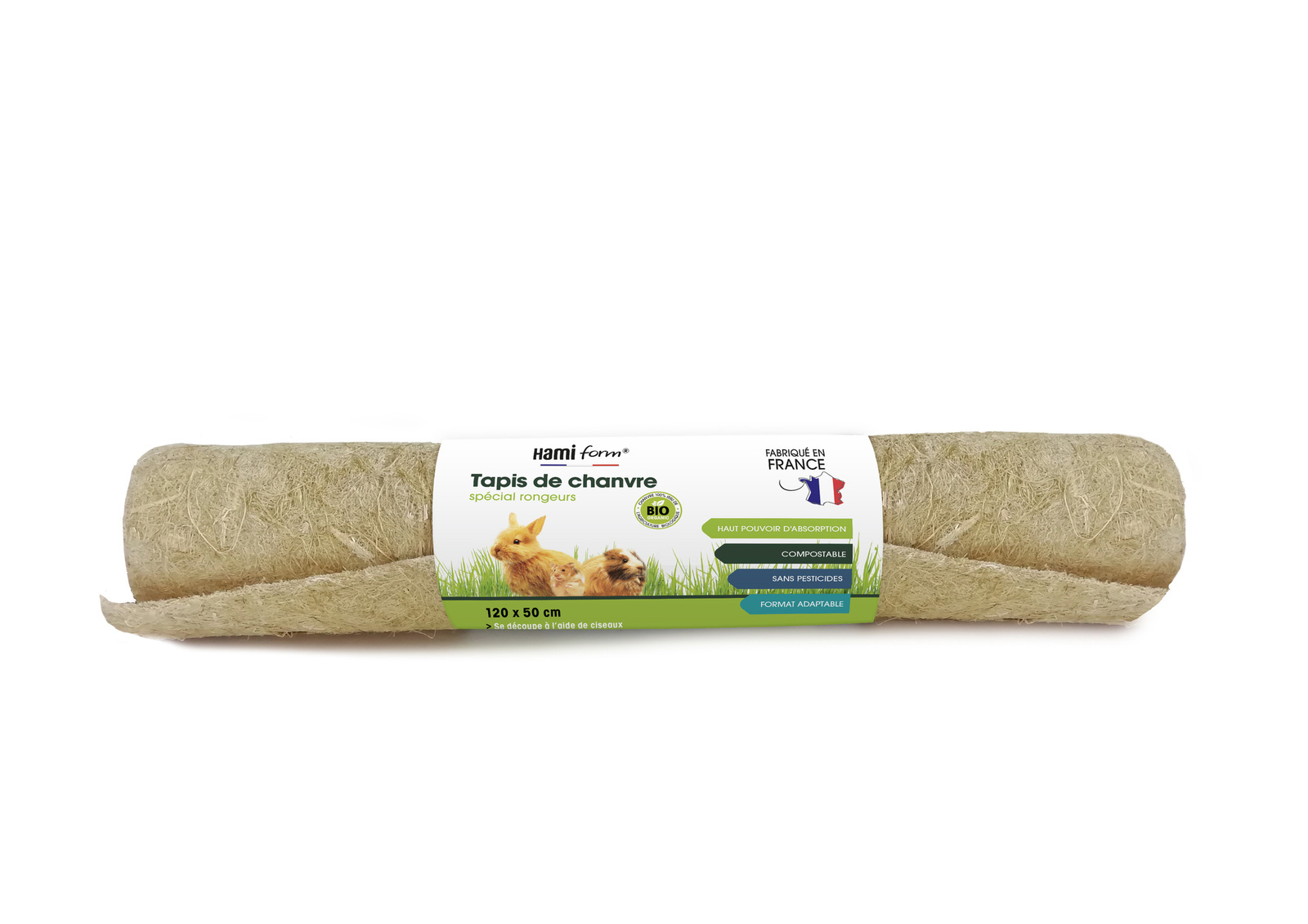 Hamiform Hamiform коврик, плетеный из травы конопли (50*120 см)