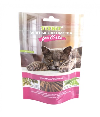 Вяленые лакомства - соломка ароматная для кошек