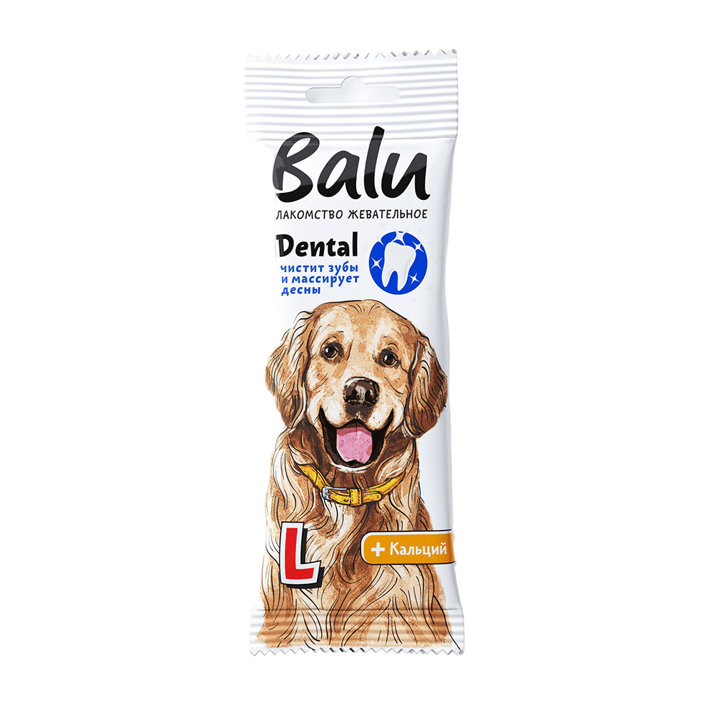 BALU лакомство жевательное Dental для собак крупных пород (36 гр)