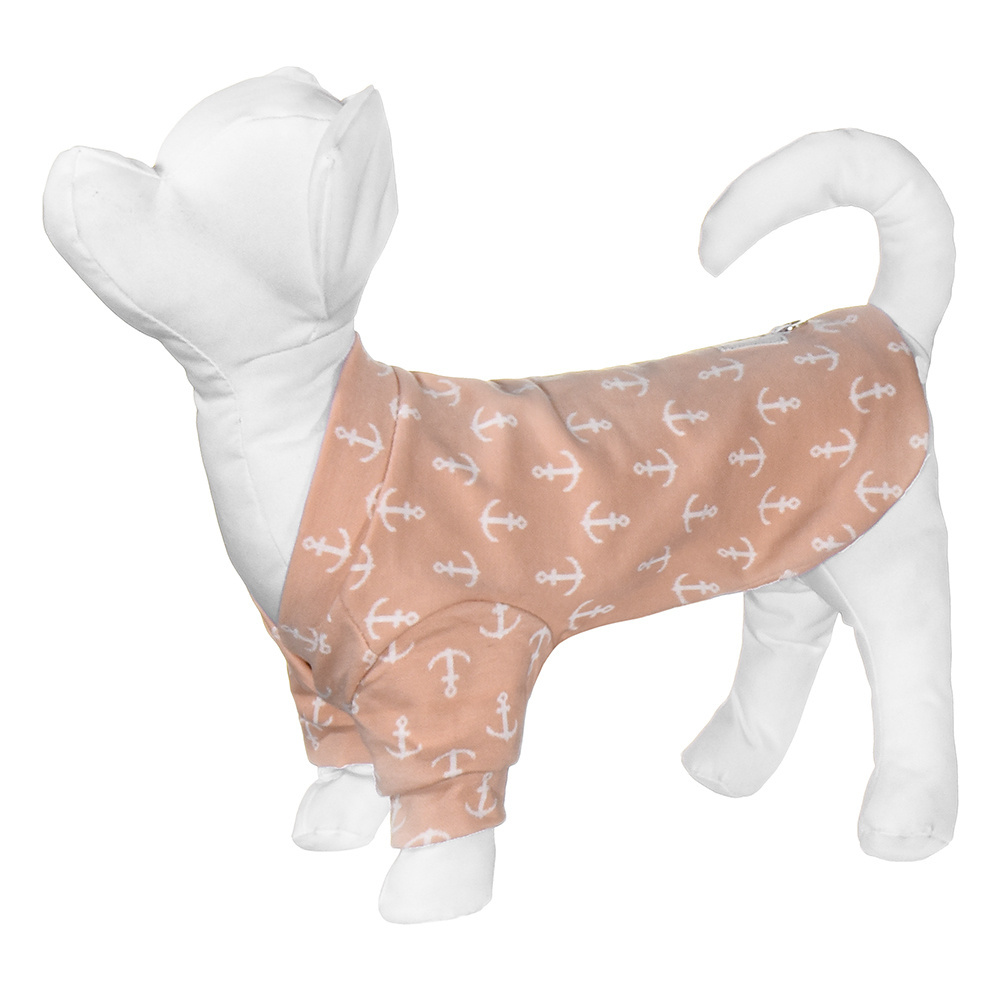 Yami-Yami одежда Yami-Yami одежда толстовка для собак с принтом якорь, розовая (100 г) 51680