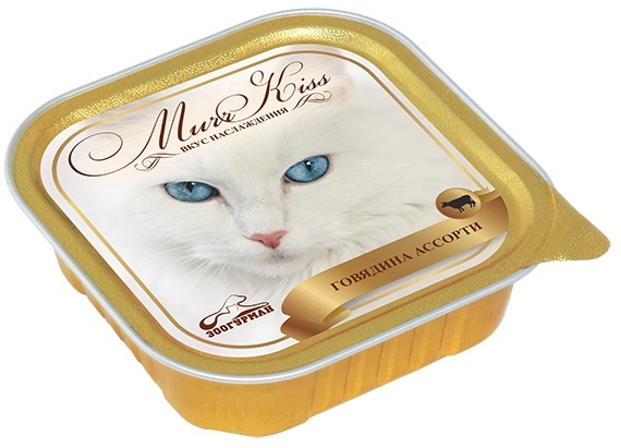 Зоогурман Зоогурман консервы для кошек МуррКисс говядина ассорти (100 г)