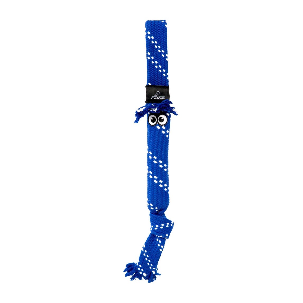 Rogz Rogz игрушка веревочная шуршащая SCRUBZ, синий (M) rogz игрушка для собак rogz scrubz m веревочная шуршащая сосиска лайм 440 мм
