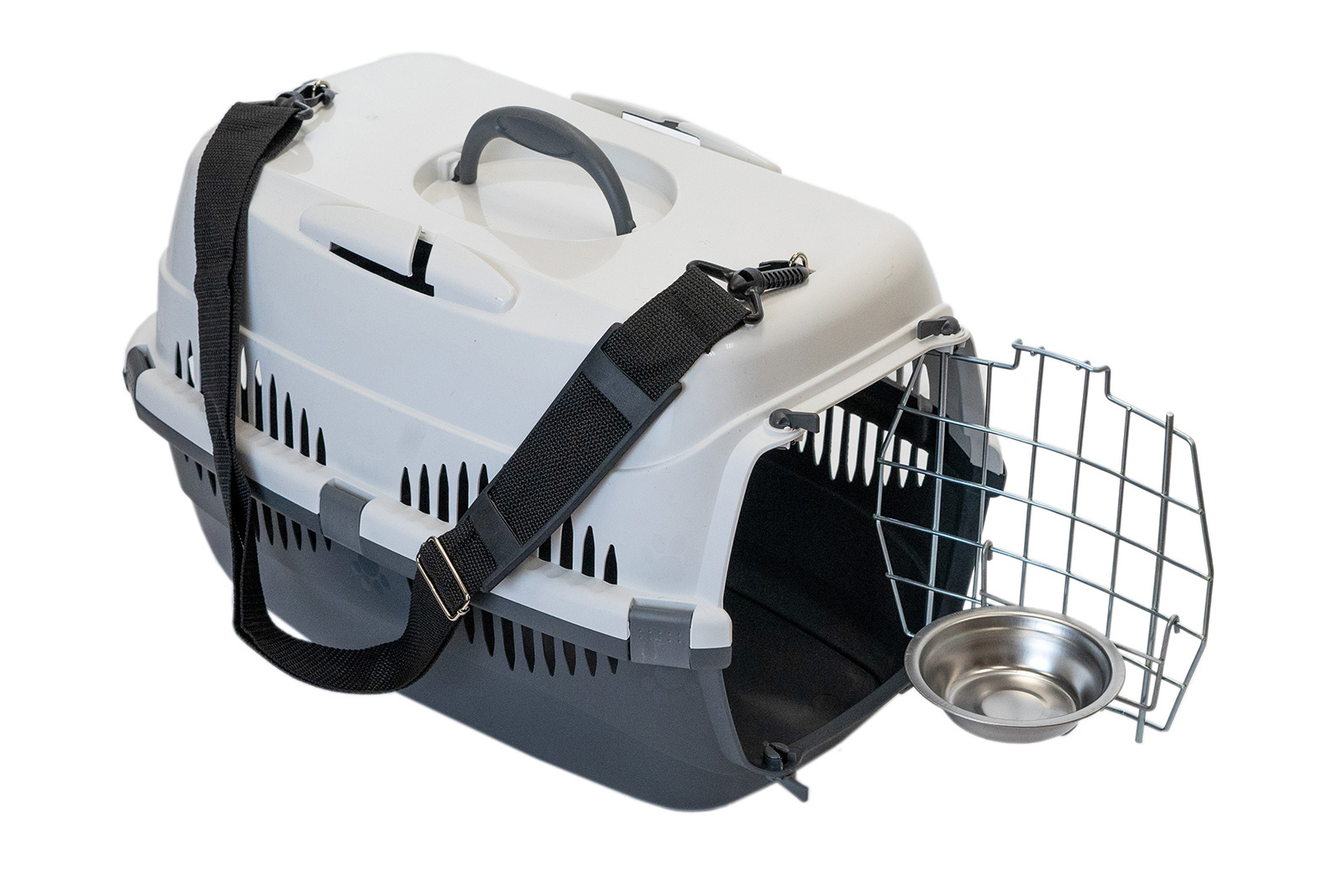 Yami Yami транспортировка переноска для животных "Спутник-2" с наплечным ремнем+миска, до12 кг (49*33*32см) 