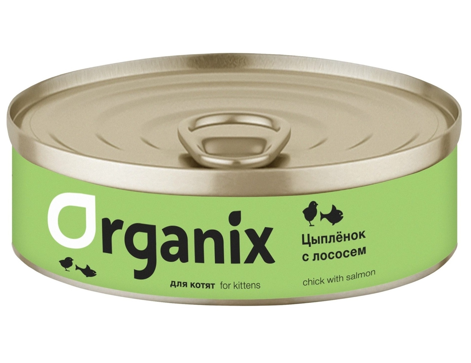 Organix консервы Organix консервы с цыплёнком и лососем для котят (100 г)