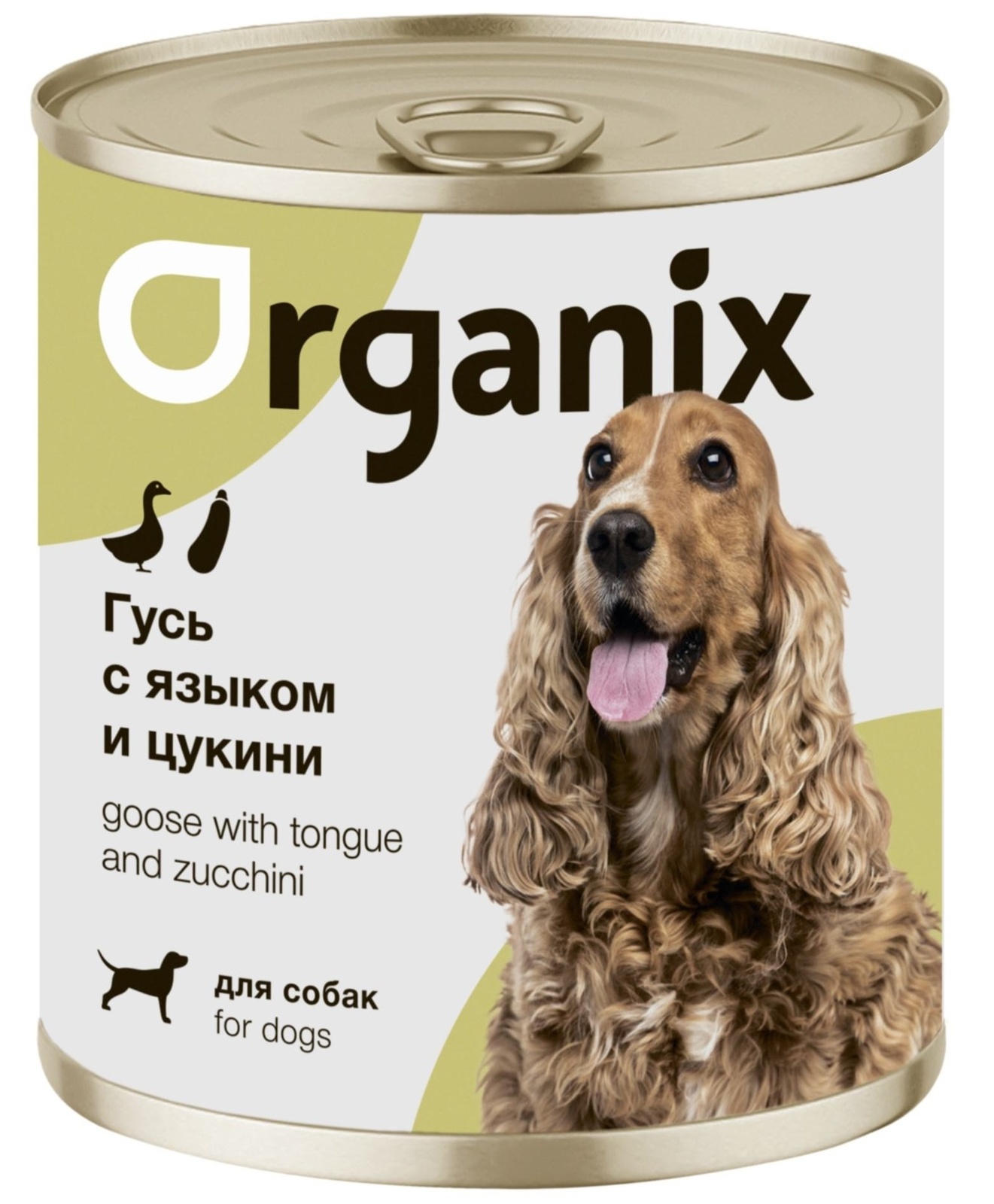 Organix консервы Organix консервы для собак Рагу из гуся с языком и цуккини (400 г) organix консервы organix консервы для собак заливное из говядины с черникой 400 г
