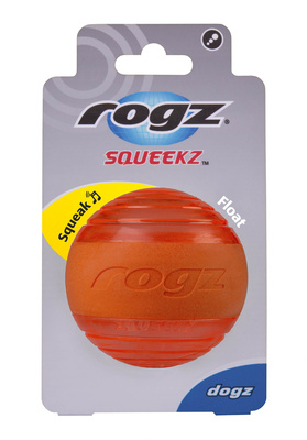 Мяч с пищалкой Squeekz, оранжевый