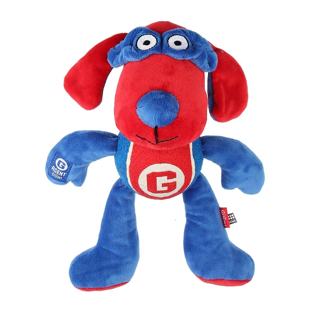 GiGwi GiGwi игрушка Собака с пищалкой, текстиль/теннисная резина (196 г)