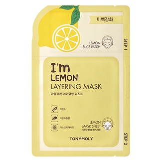 Тканевая маска + патч с лимоном (I’m lemon layering mask) Тканевая маска + патч с лимоном (I’m lemon layering mask) 206959 Tony Moly