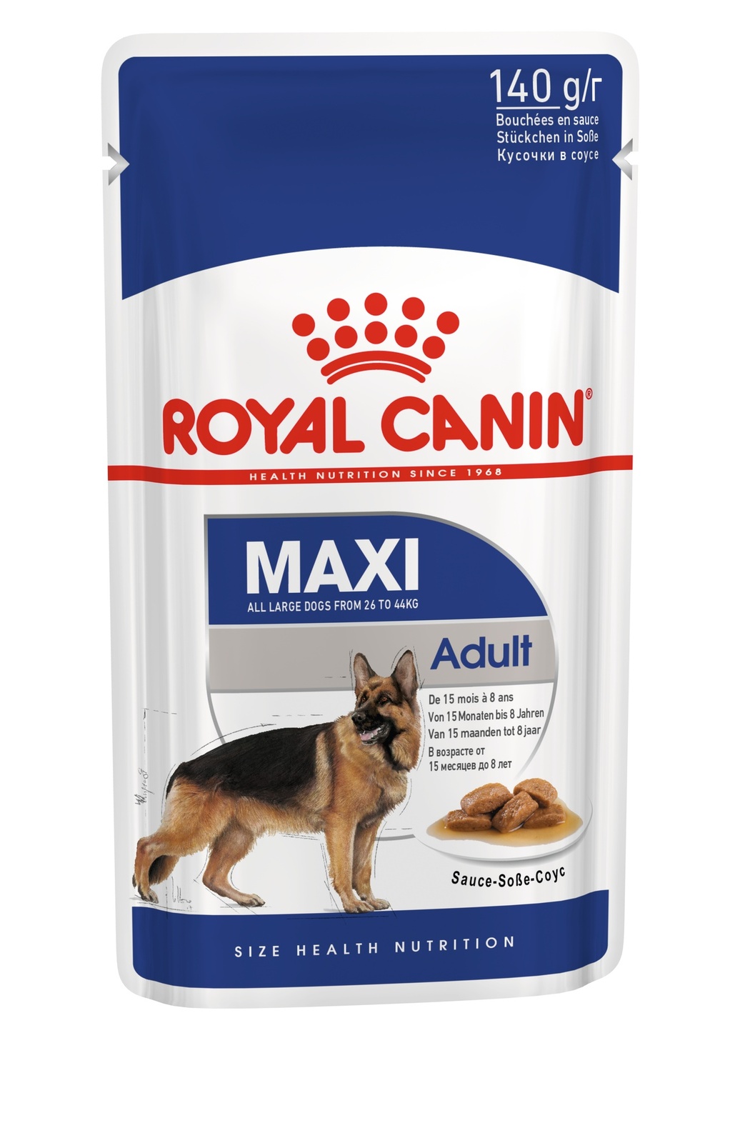 Royal Canin паучи кусочки в соусе для собак крупных пород (140 г)