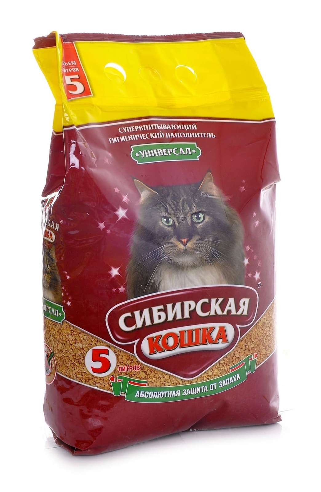 Сибирская кошка Сибирская кошка впитывающий наполнитель Универсал (2,7 кг)