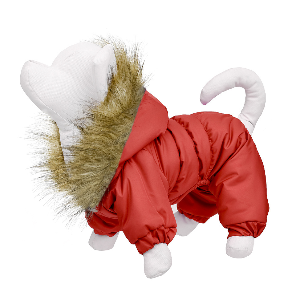 Tappi одежда Tappi одежда зимний комбинезон для собак с подкладкой Сальвия красный (XS)
