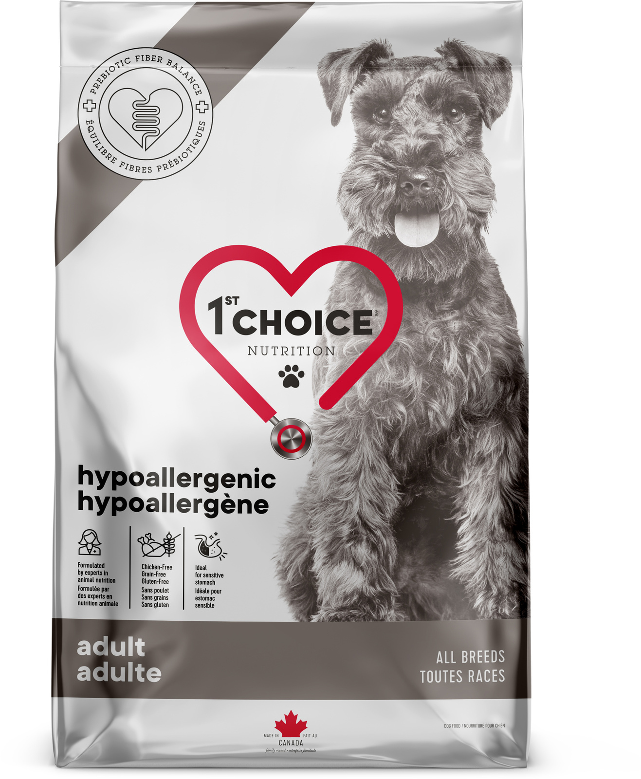 1st Choice Корм 1st Choice hypoallergenic для взрослых собак всех пород, с уткой (4,5 кг)