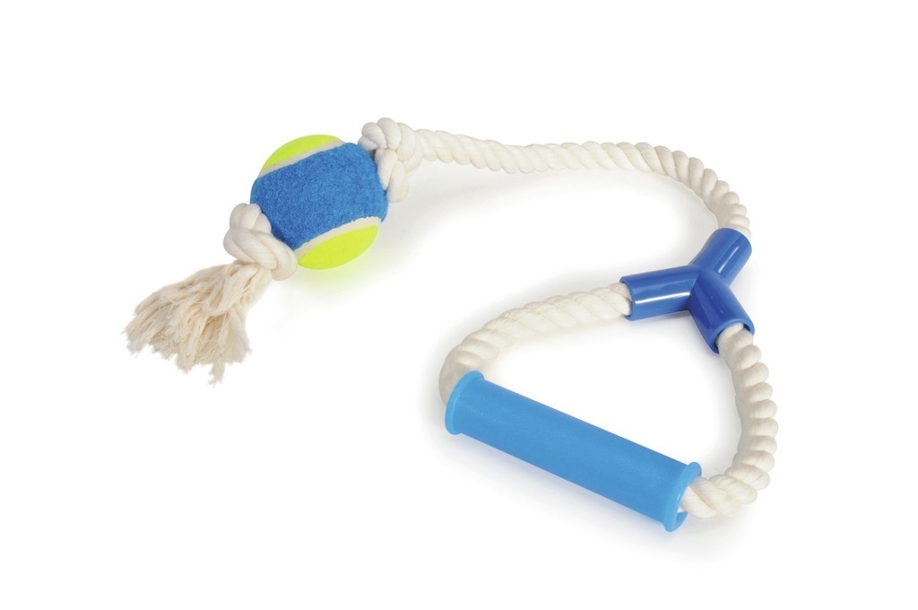 Camon Camon игрушка для собак мяч на веревке (300 г) мяч 6 см плавающий на веревке цельнолитой резина x1