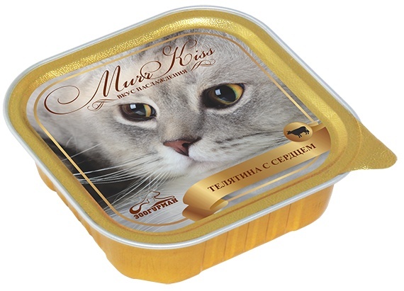 Зоогурман Зоогурман консервы для кошек МуррКисс телятина с сердцем (100 г)