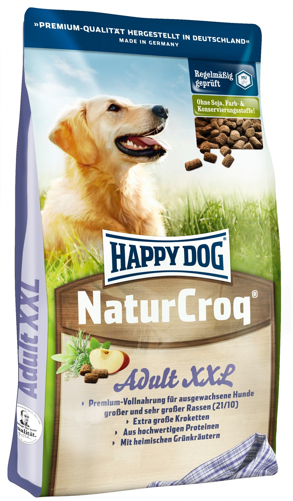 Корм Happy dog для собак крупных пород (15 кг)