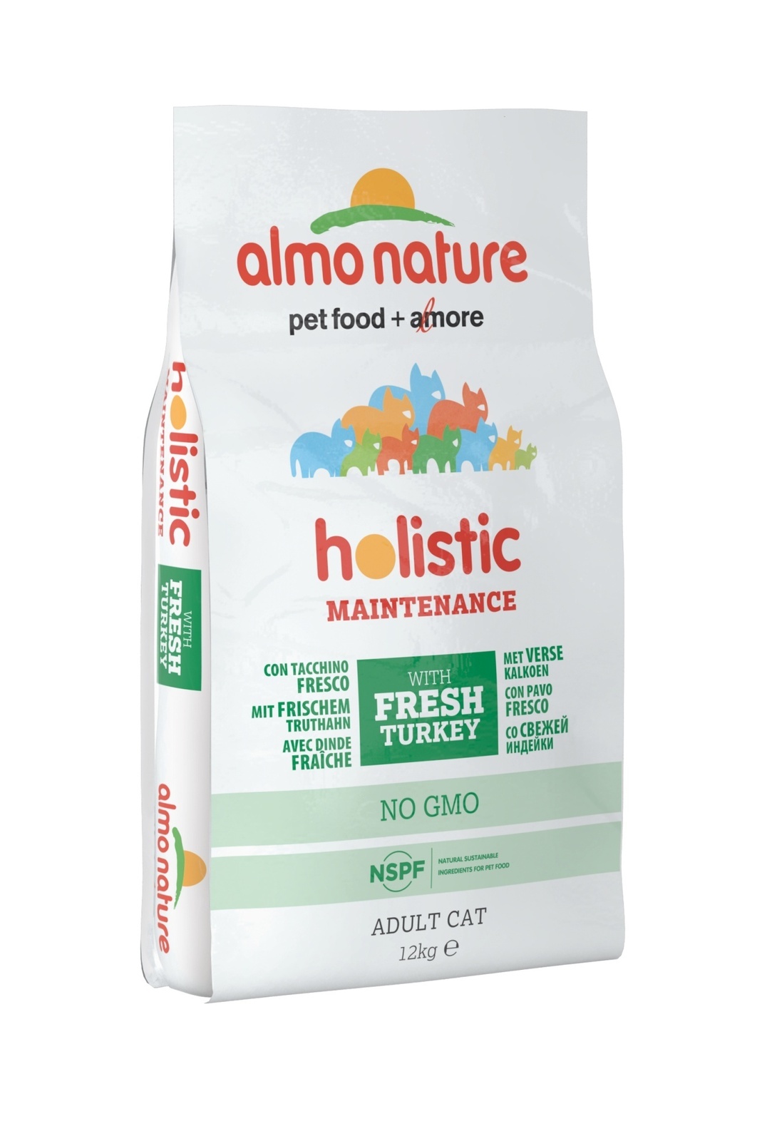 Корм Almo Nature для взрослых кошек, с индейкой (2 кг) 