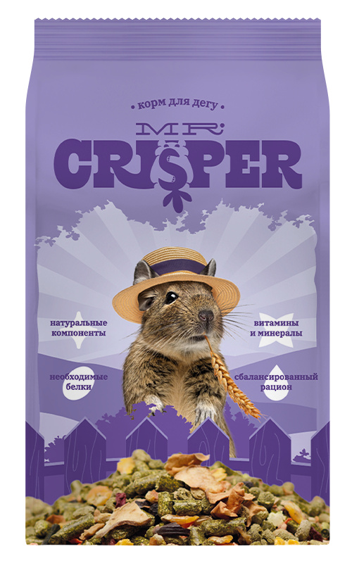 MR.Crisper MR.Crisper корм для дегу (400 г) mr crisper mr crisper корм для хомяков 900 г