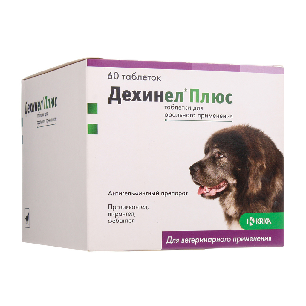KRKA KRKA дехинел плюс таблетки для орального применения (2 таб.) дехинел плюс krka антигельминтик для собак 60 шт