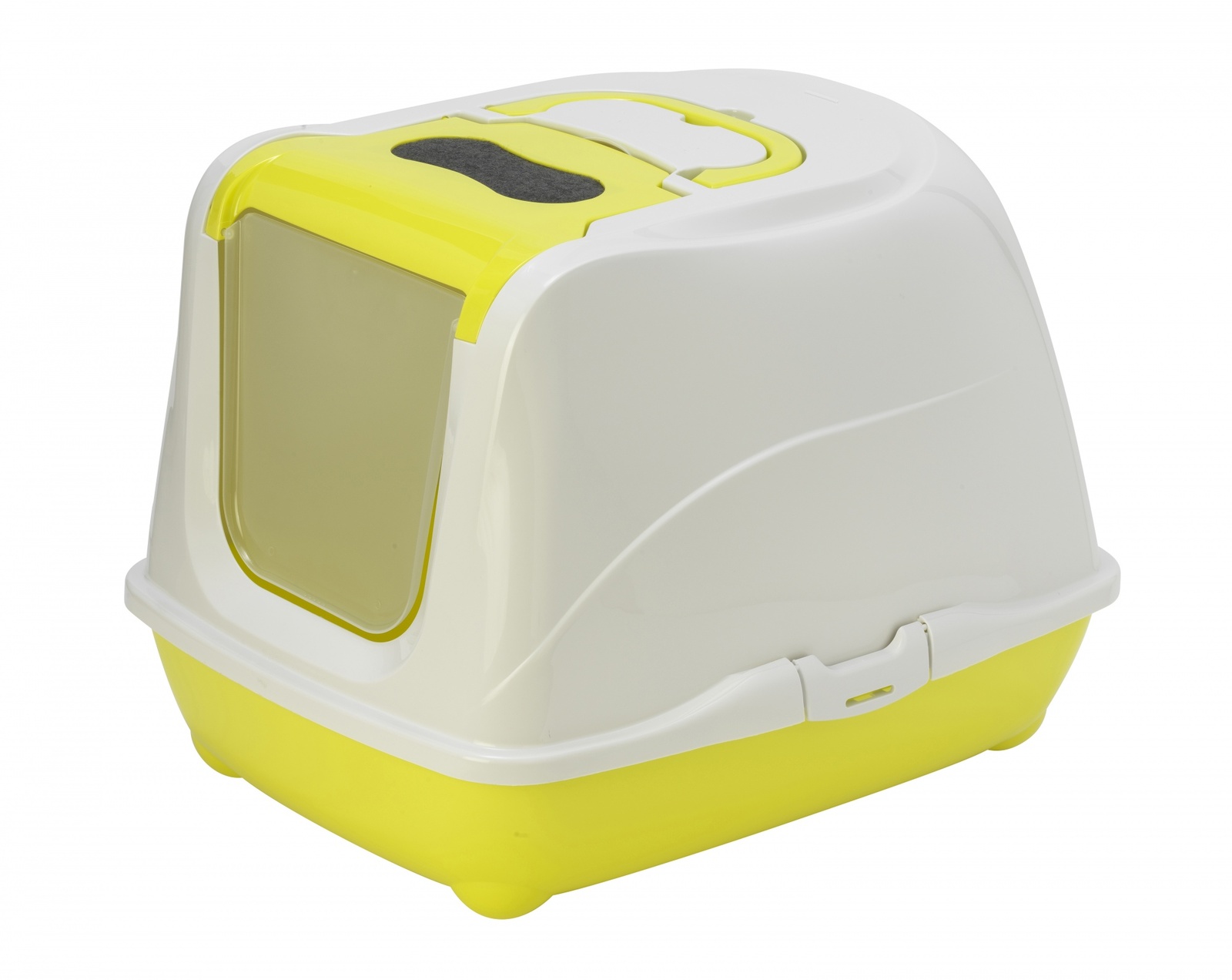 Moderna туалет-домик Jumbo с угольным фильтром, 57х44х41см, лимонно-желтый (1,7 кг)