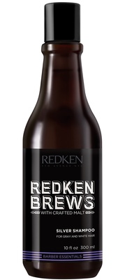Шампунь для мужчин Brews Silver для нейтрализации желтизны седых и осветлённых волос Шампунь для мужчин Brews Silver для нейтрализации желтизны седых и осветлённых волос 205295 REDKEN 5th Avenue