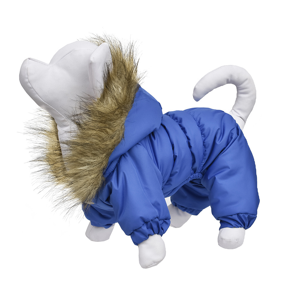 Tappi одежда Tappi одежда зимний комбинезон для собак с подкладкой Азур синий (S)