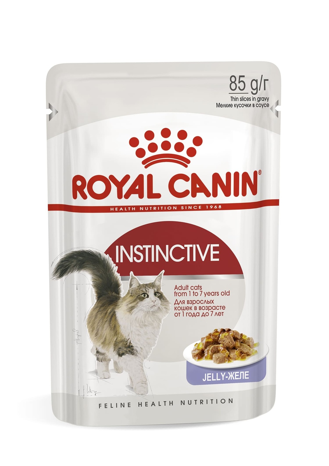 цена Royal Canin паучи Royal Canin паучи кусочки в желе для кошек 1-7 лет (85 г)