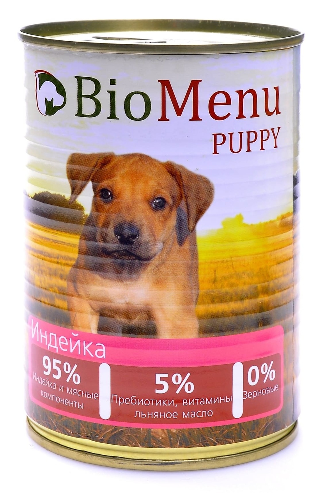 BioMenu BioMenu консервы для щенков индейка (100 г) biomenu biomenu консервы для собак низкокалорийные с индейкой и коричневым рисом 100 г