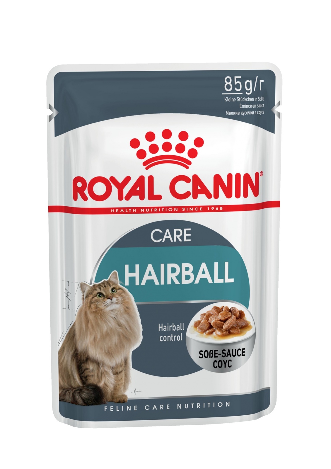 Royal Canin кусочки в соусе для вывода шерсти (85 г)
