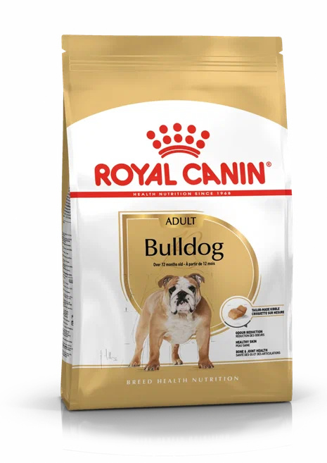 цена Royal Canin Корм Royal Canin для взрослого английского бульдога с 12 месяцев (3 кг)