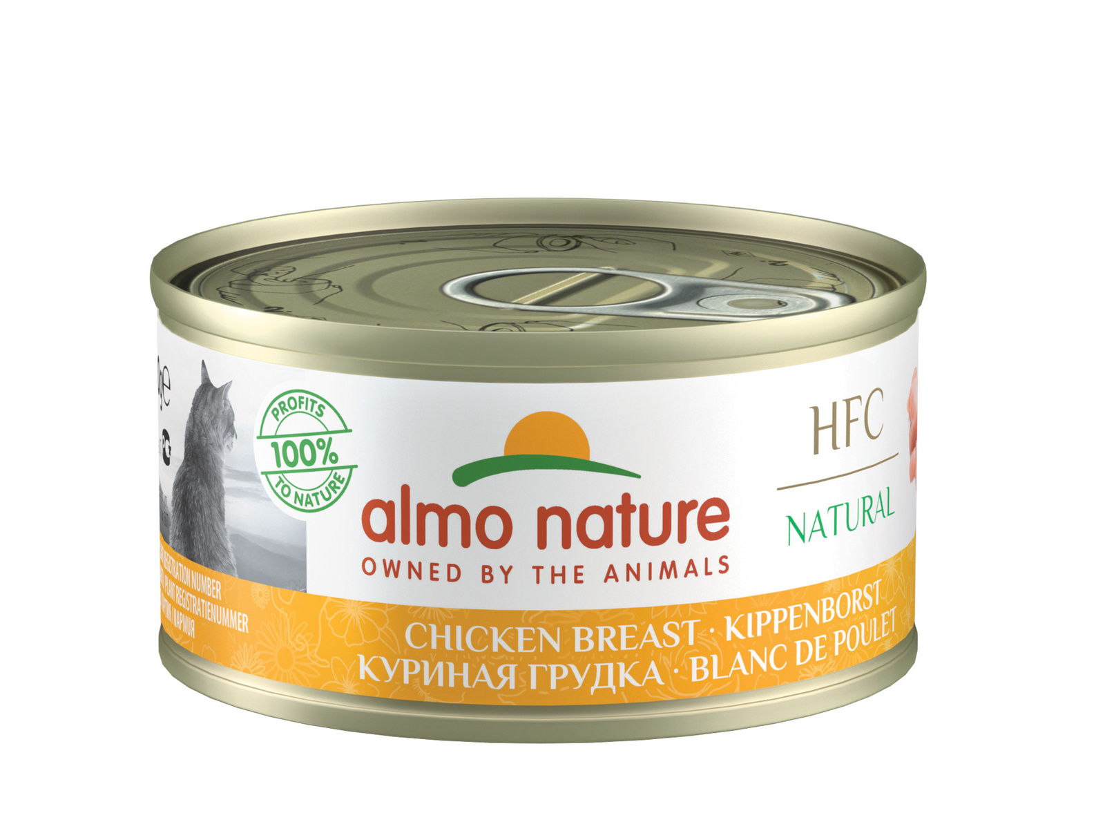 Almo Nature консервы Almo Nature консервы для кошек Куриная грудка (70 г) 22498