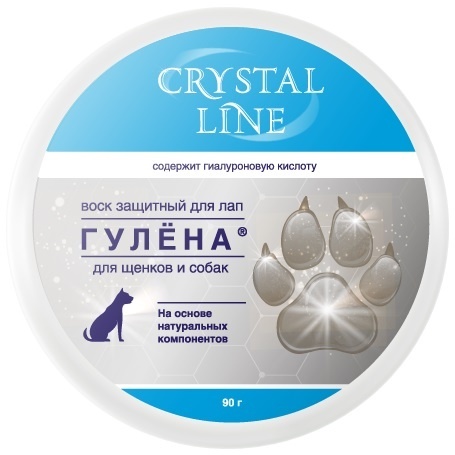 Apicenna Apicenna гулена защитный воск для лап Crystal line (90 г) apicenna crystal line гулена защитный воск для лап собак 90 г